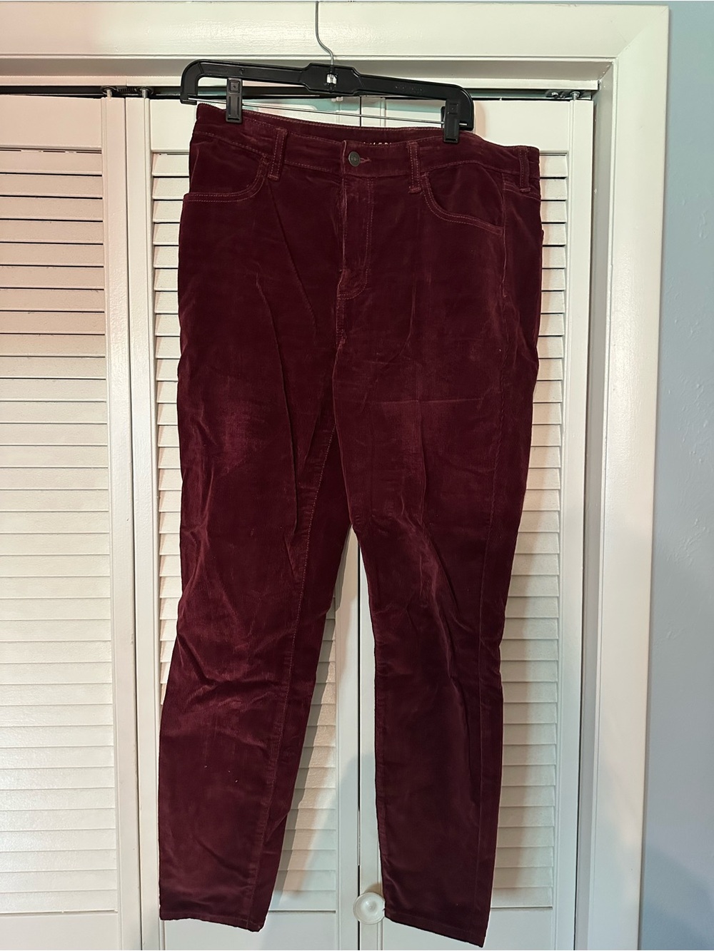 American Eagle Outfitters Maroon Corduroy Pants